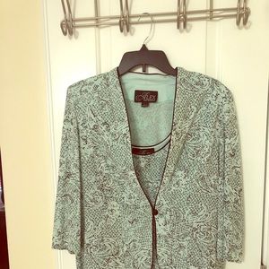 Alex Evenings Glitter Twinset